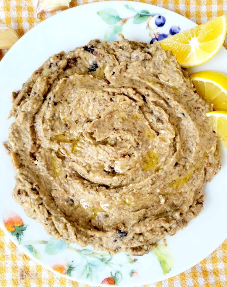 Moutabal with Roasted Garlic