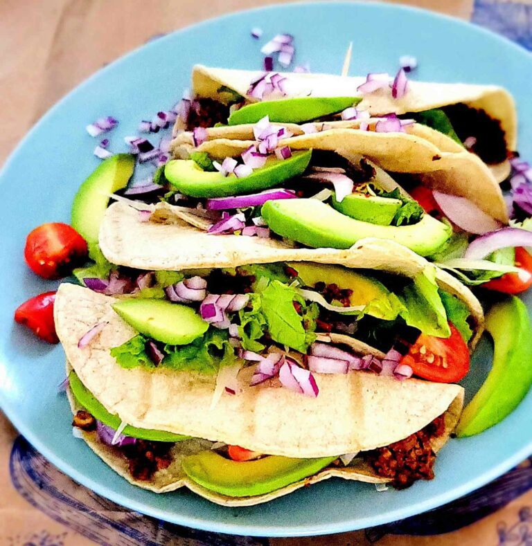 Black Lentil Tacos | High Protein and Vegan