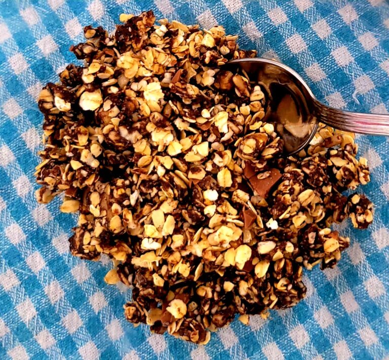 Nutty Chocolate  Vegan Raw Granola (gluten-free)